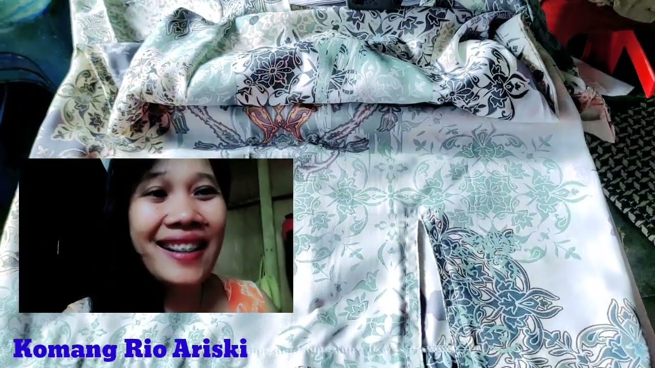 Tutorial cara jahit belahan dress di lutut tanpa pecah body depan