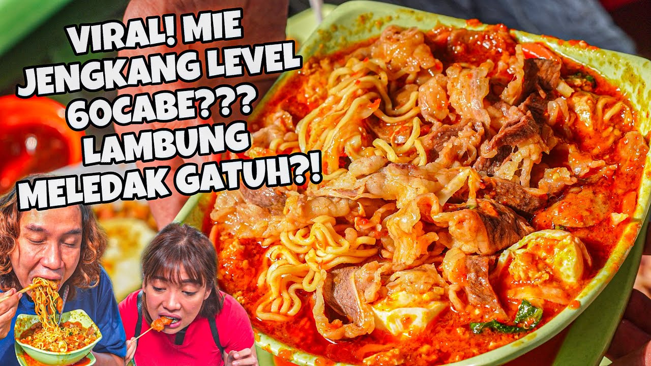 NYIKSA LAMBUNG PAKE MIE JENGKANG VIRAL LEVEL 60CABE! KERINGETAN KAYA ORANG MANDI