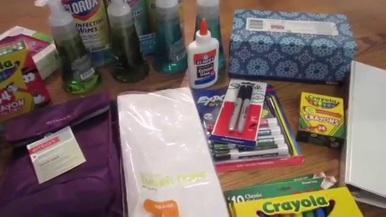 School Supplies Haul for Kindergarten & Preschool! (August 31, 2015)