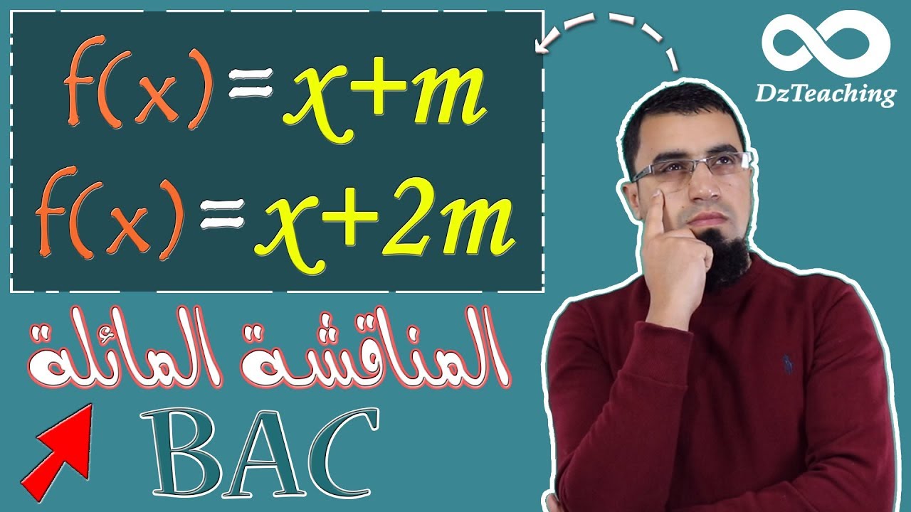 المناقشة البيانية المائلة f(x)=x+m  /f(x)=x+2m  [أفكار الرياضيات في البكالوريا علمي رقم 30]