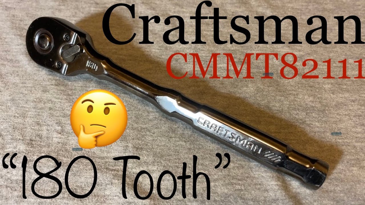 Трещотка Craftsman CMMT82111, 180 зубьев, полная разборка, привод 3/8 дюйма