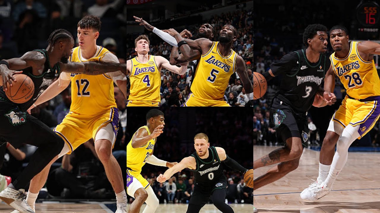 Lakers TEAM DEFENSE Highlights vs Wolves | October 29, 2025