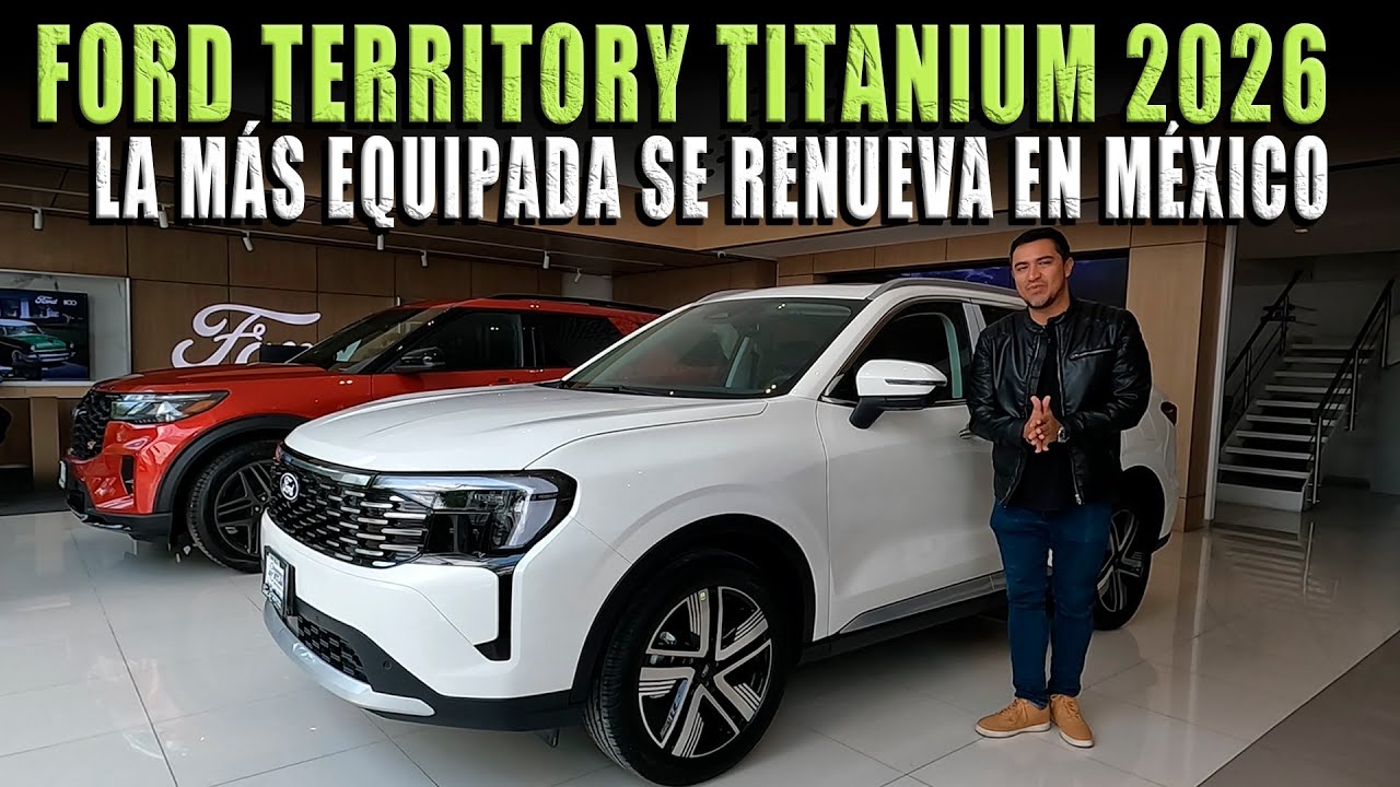 FORD TERRITORY TITANIUM 2026 🔴 LA MÁS EQUIPADA EN MÉXICO