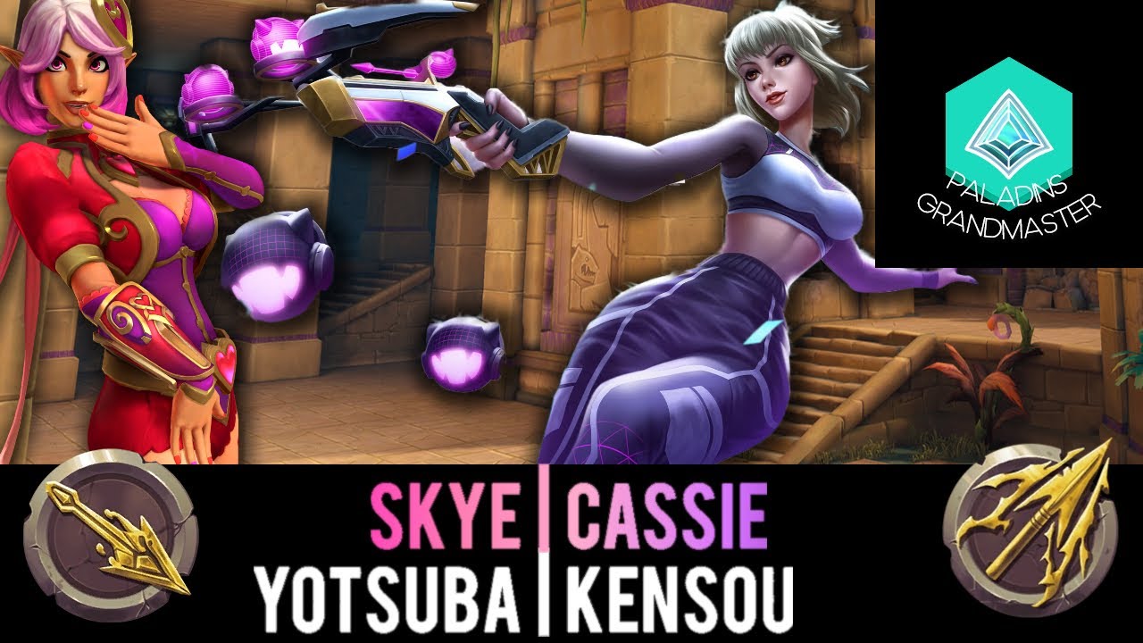 Paladins Grandmaster | CRAZY Duo Skye & Pro Cassie (Yotsuba & Kensou)