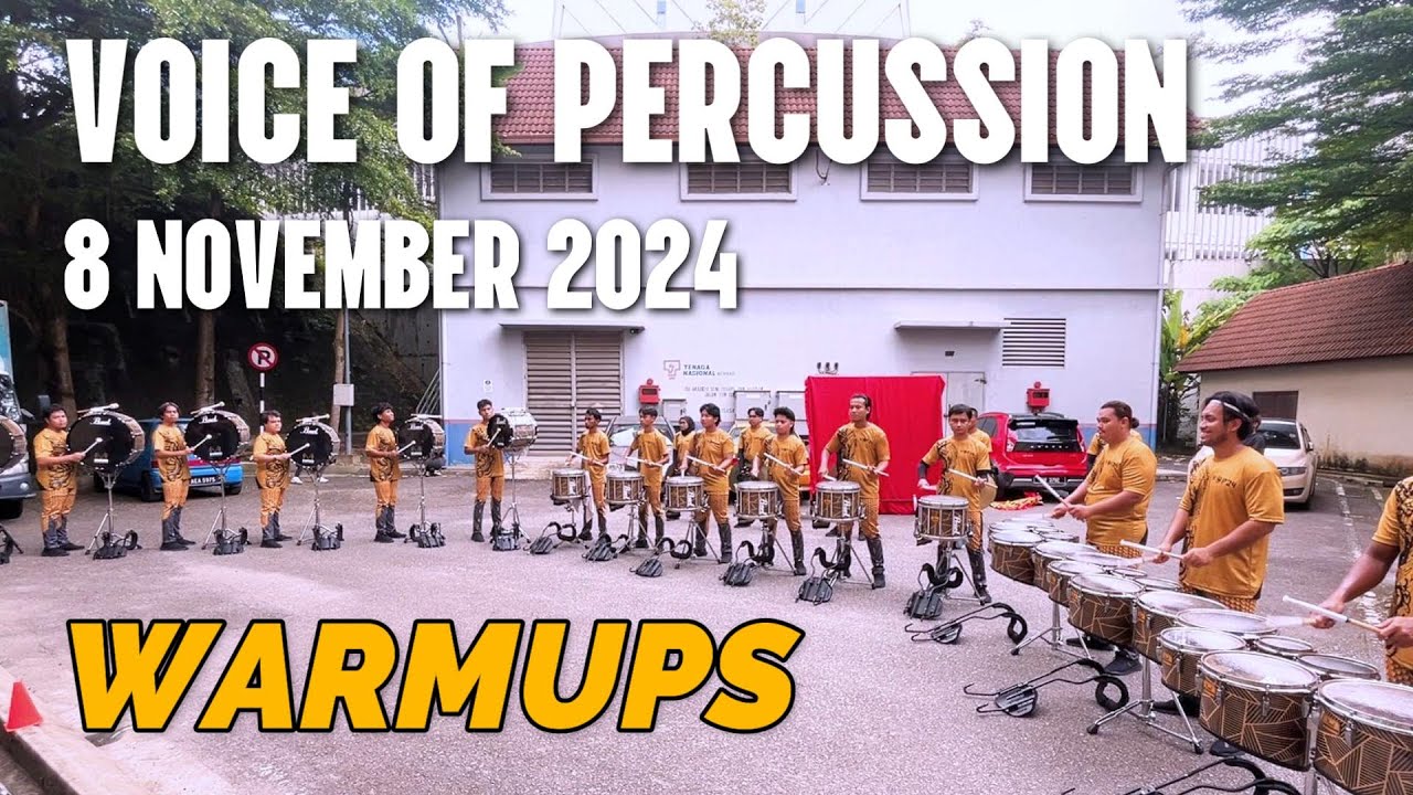 Voice of Percussion In The Lot: Warmups (08-12-2024)