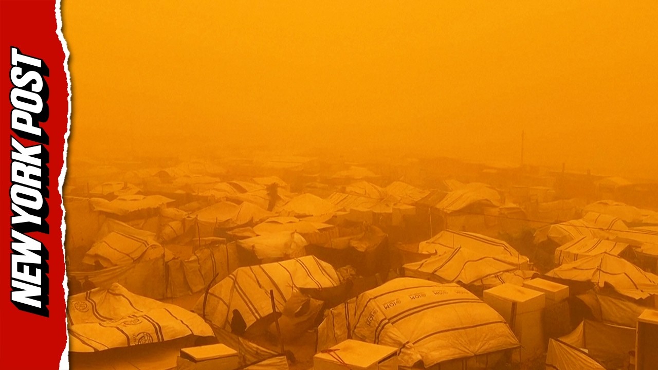 Eerie Orange-Tinted Dust Storm Engulfs Gaza
