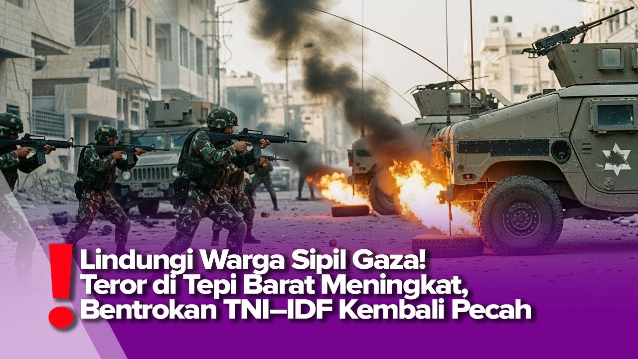 GEGER! TNI BERANI HADANG TANK ISRAEL DEMI WARGA GAZA, DUNIA RESPECT!