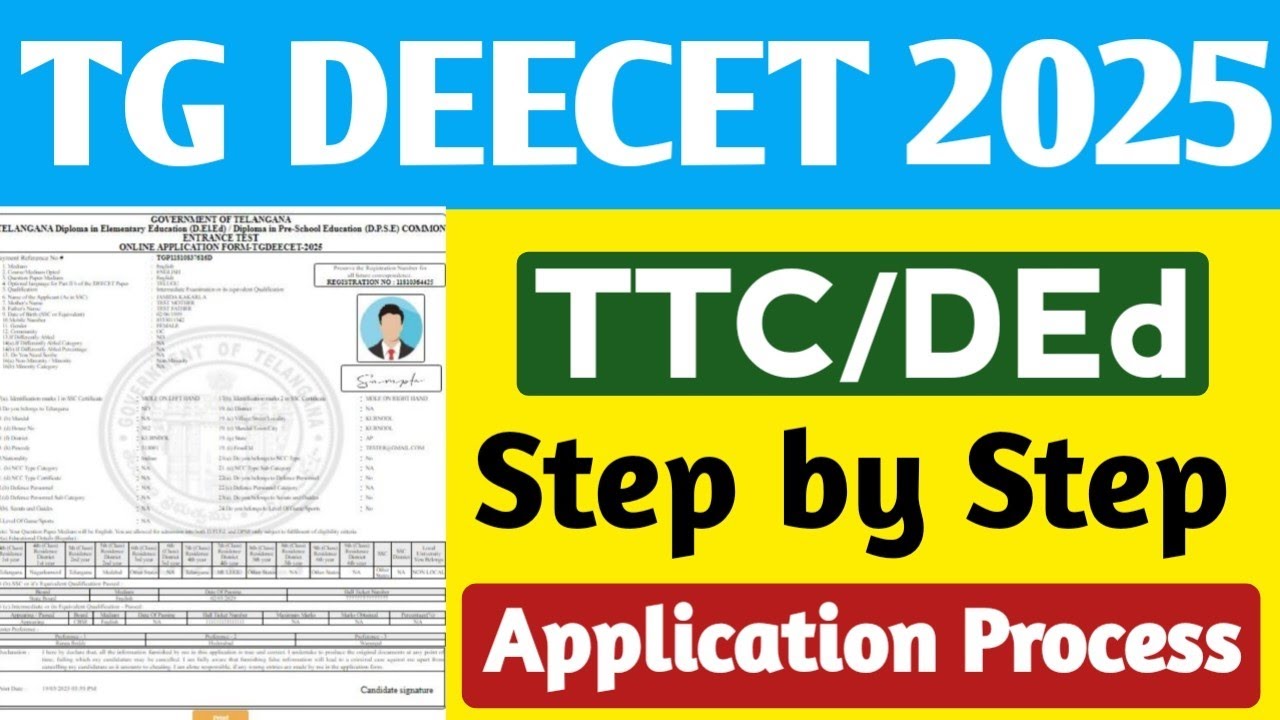TG DEECET 2025 Application Process@StudentUpdates247