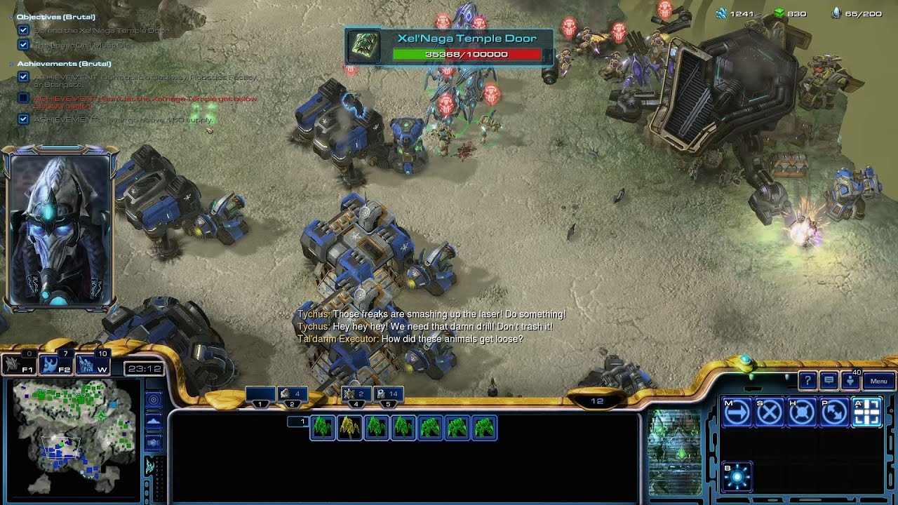 Tal'darim destroys Raynor's precious Laser Drill
