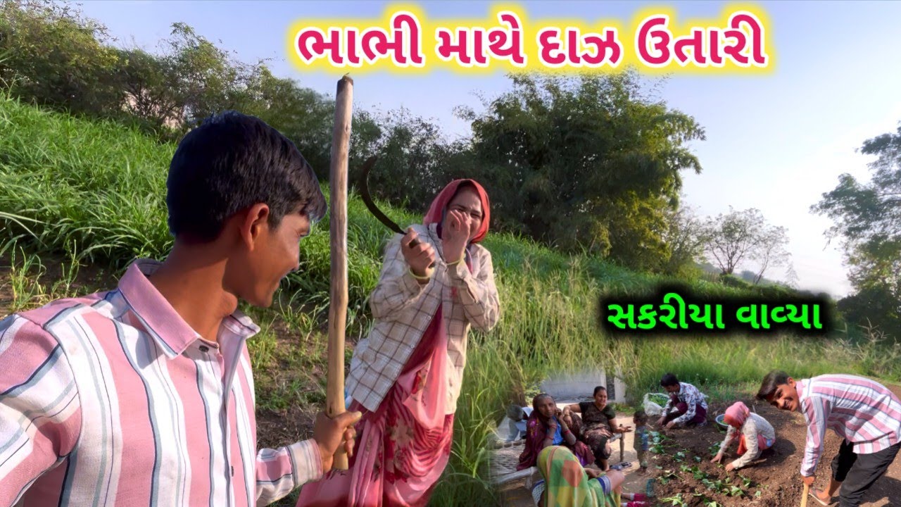 એવું તે શું થયું કે ભાભી ને લાકડી મારી 🤔 || નાની આવ્યા || Life at Botad Village Vlogs 