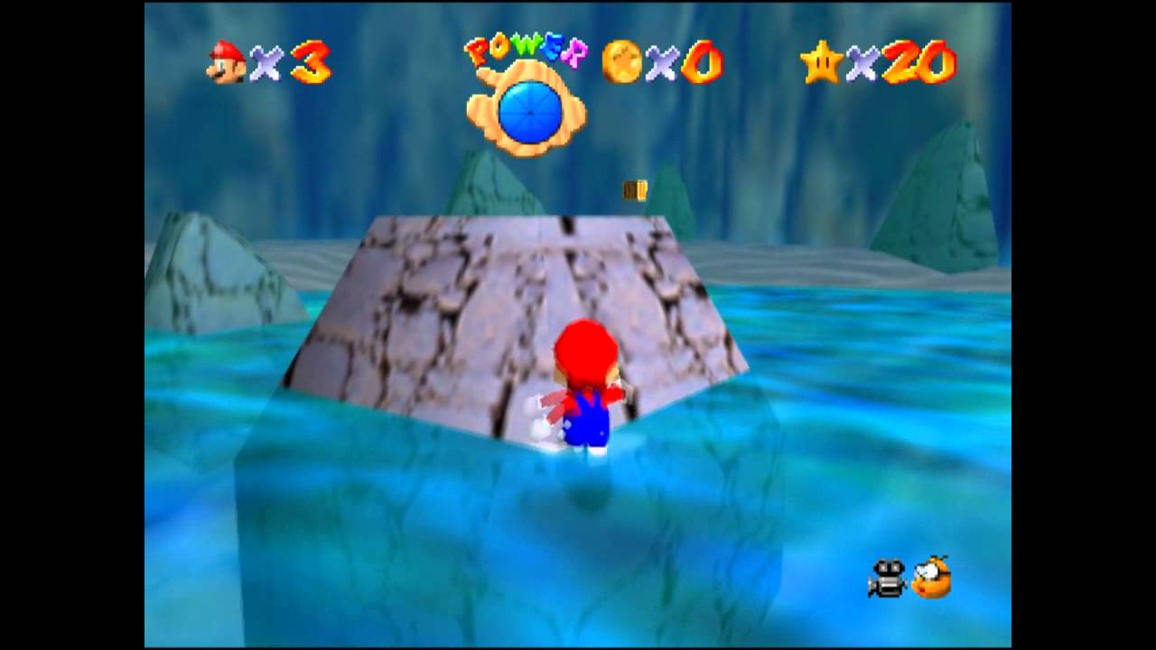 Super Mario 64 (Partie 22) 3 - Canon vers les piliers