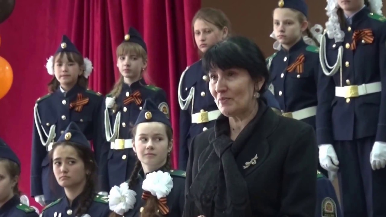 Школа № 21 Челябинск. Смотр песни и строя