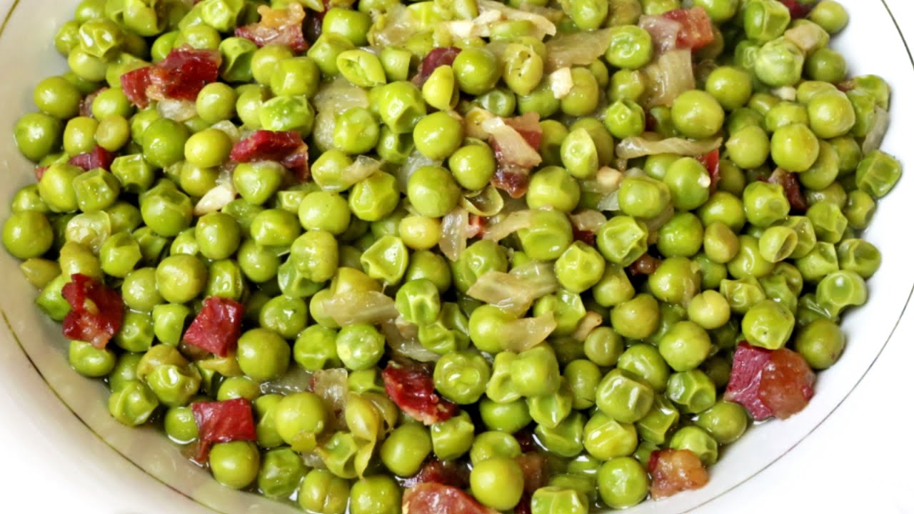 Guisantes con jamón