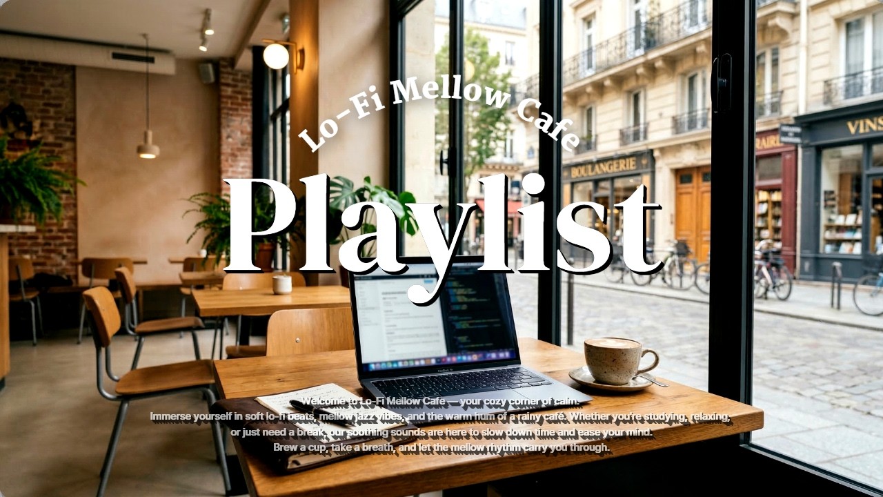 [▶Playlist] Lo-Fi Mellow Cafe – Soft Morning Coffee Beats for Relaxing Study Time