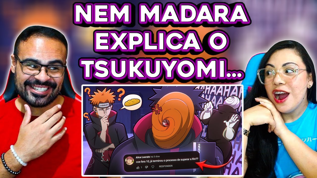 REACT Voice Makers | POR QUE O TSUKUYOMI NÃO DARIA CERTO? 🤔 TOBI RESPONDE COMENTÁRIOS 2