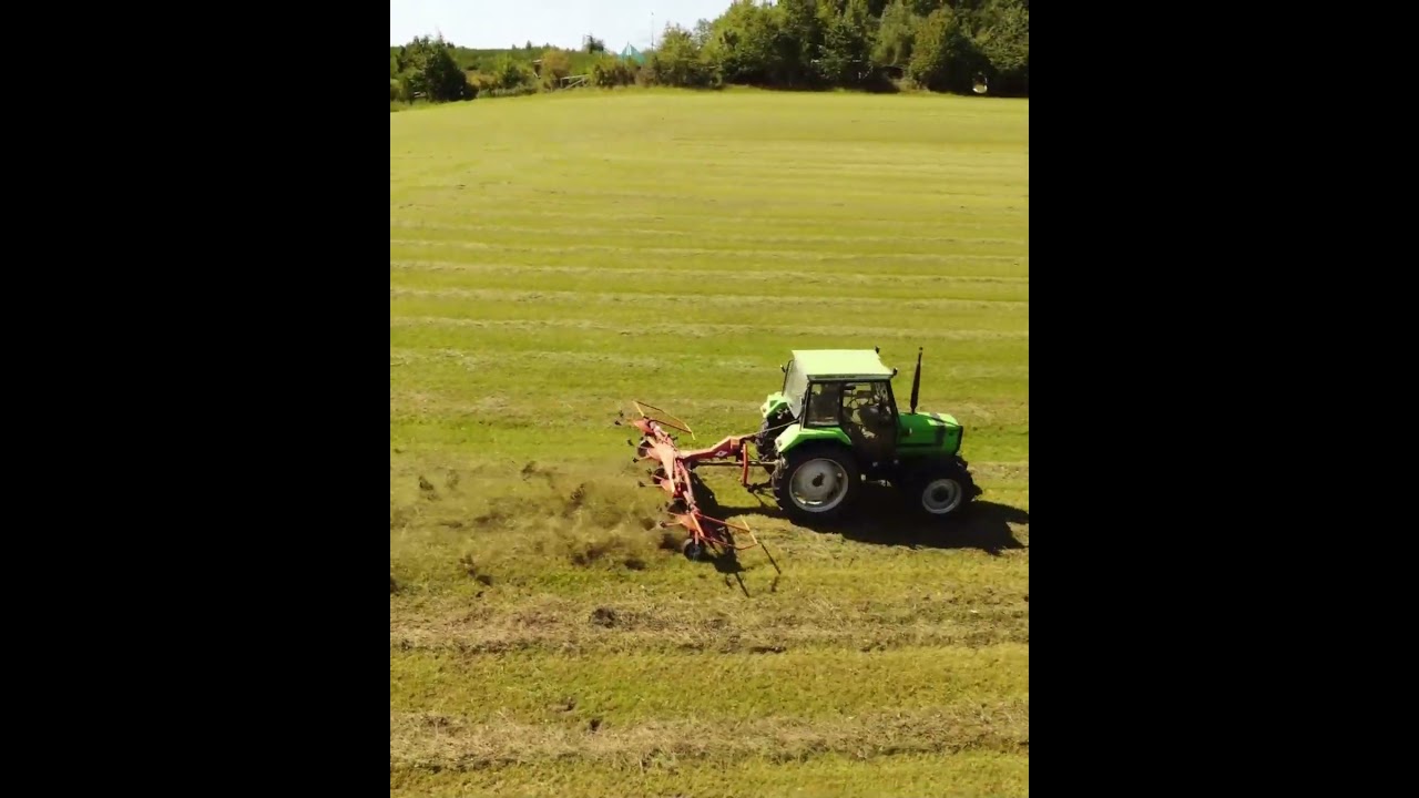 Silo 2ter Schnitt & Grummet / Heu 2025 Wenden vertikal #farming #deutzfahrtractor #landwirtschaft