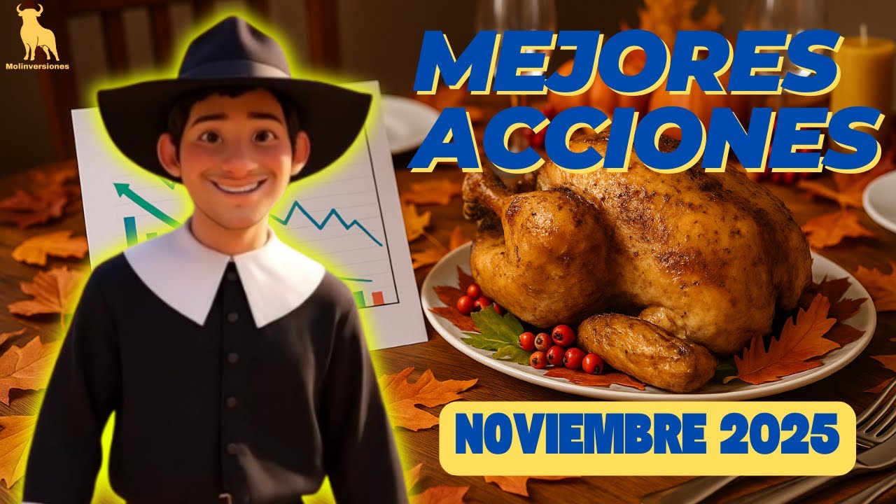 Mejores acciones del mes Noviembre 2025