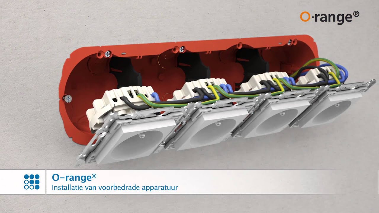 O-range® hollwand dozen. Enkelvoudig tot 4-voudig. - HELIA