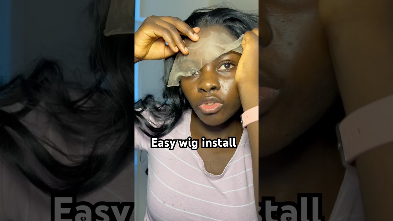 Easy wig installation #wiginstallation