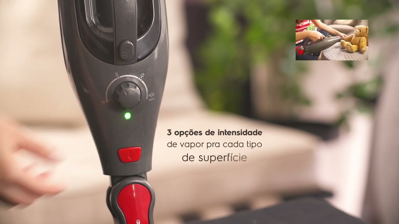 Vaporizador de Pisos Electrolux PowerMop 1300W Controle de Vapor MOP10