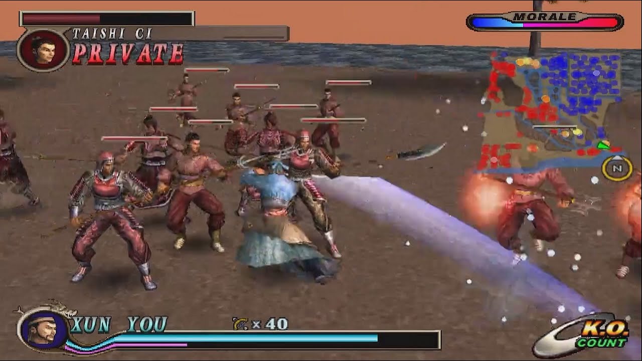 Dynasty Warriors 2 - Xun You Defends Hefei - Hard Difficulty