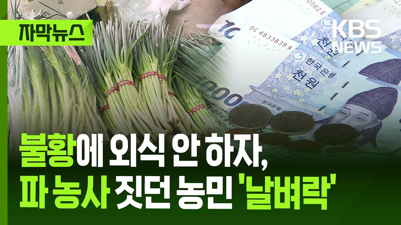 [자막뉴스] 대파 1kg에 50원&hellip;잘 나간다길래 심었다가 