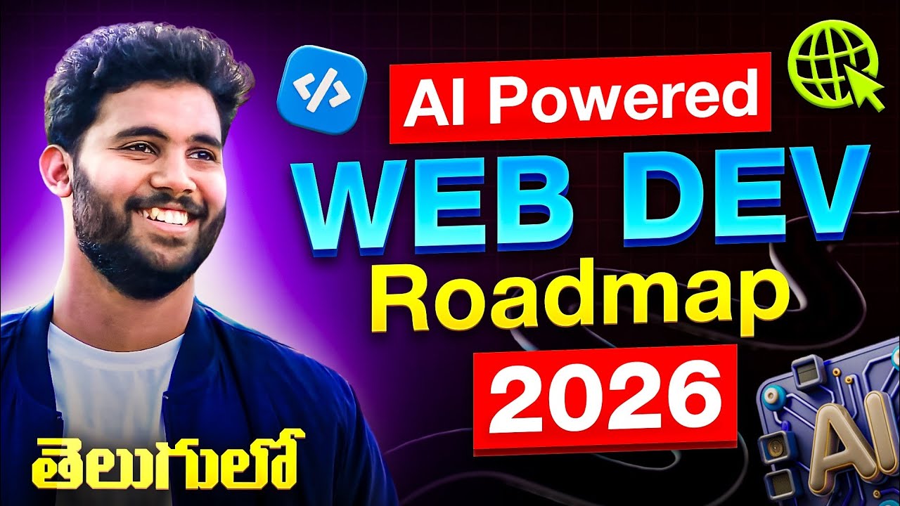 AI Web Dev Roadmap 2026 🔥 (Zero to Hero Developer)