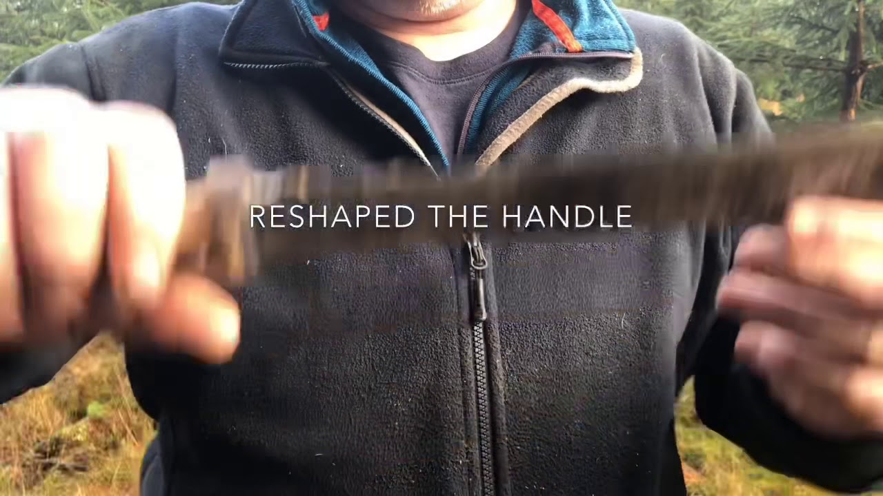 Tramontina machete modifications- cheap and cheerful survival tool
