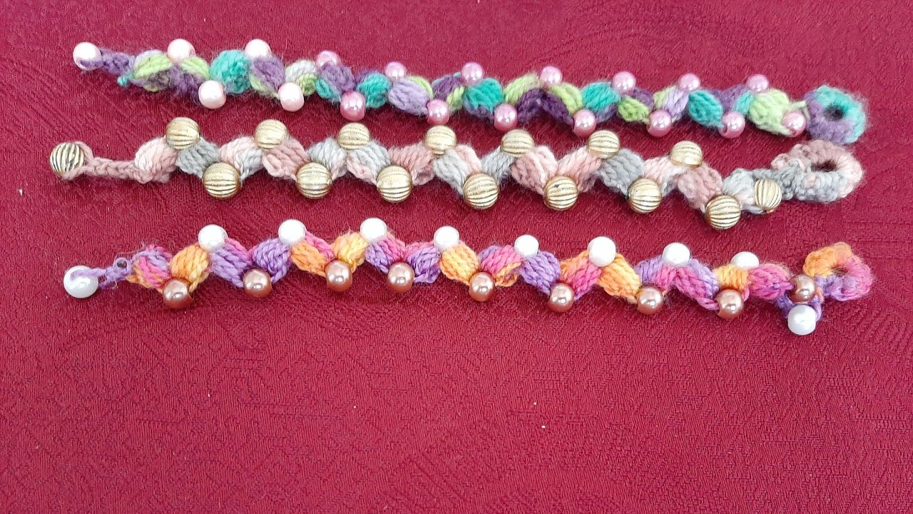 Tuto bracelet en crochet super facile