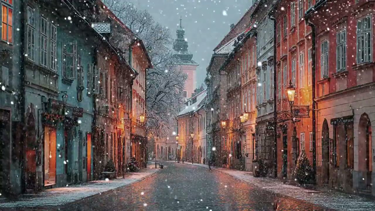 ASMR Piano Sound for Sleep | Calm Piano and Winter Snow Ambience to Reduce Anxiety