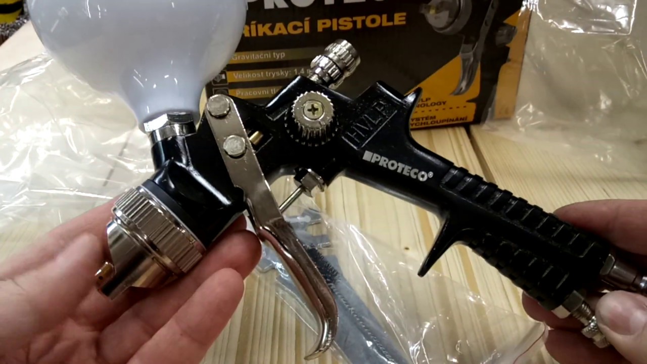 Stříkací pistole na barvu Proteco tryska 1,4mm