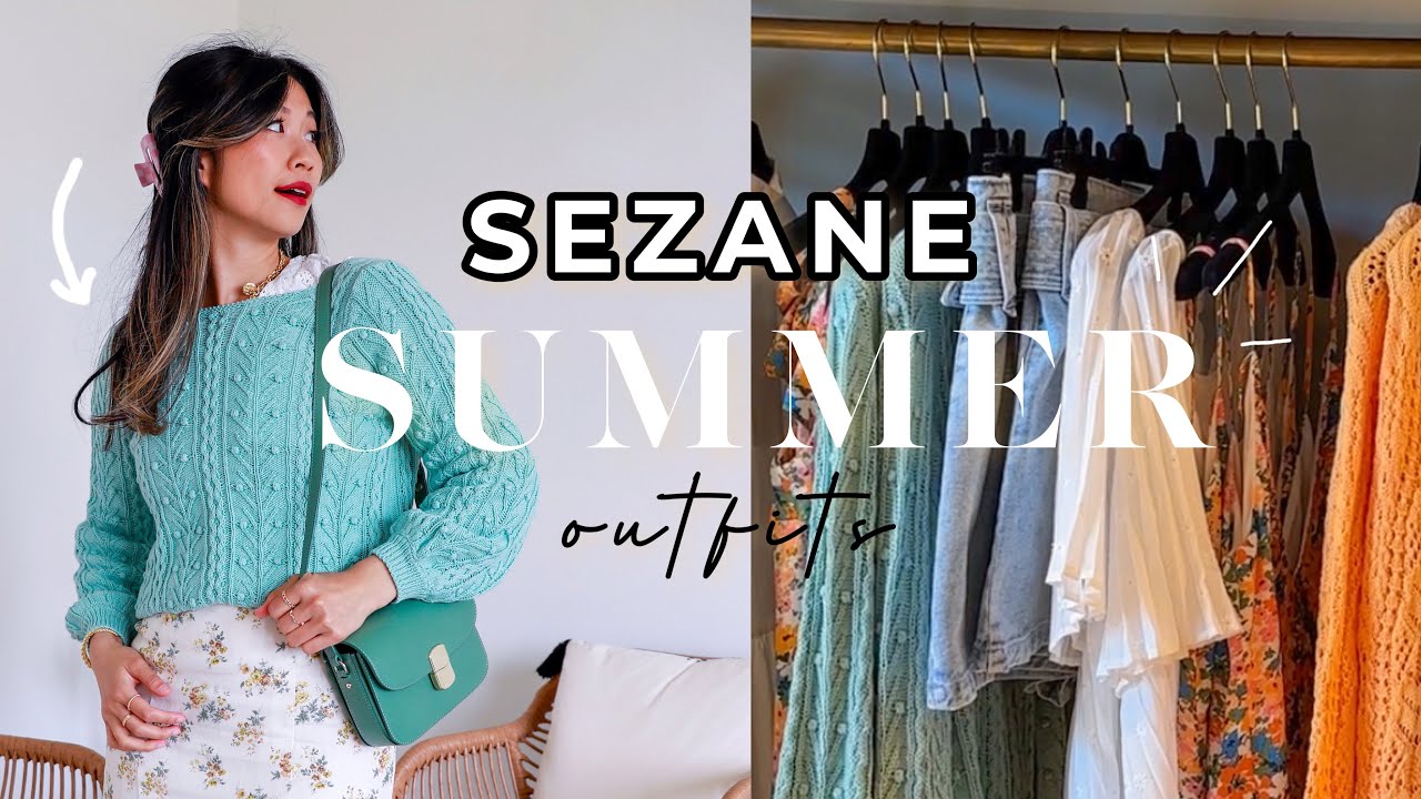 SEZANE SUMMER OUTFIT IDEAS | sezane summer 2023 lookbook