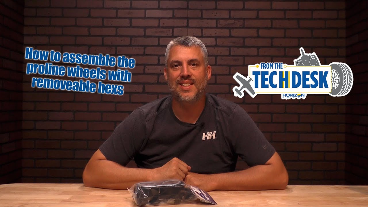 How to assemble the proline wheels with removeable hexs