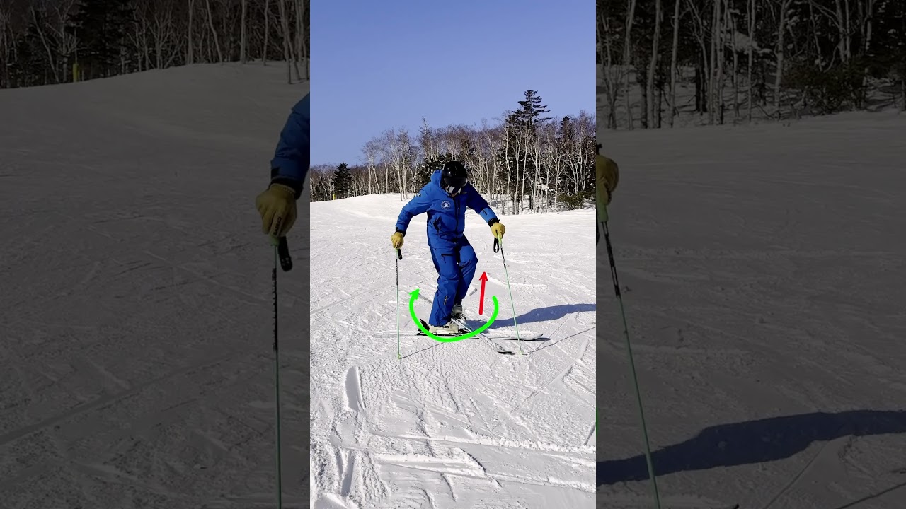 Упражнение для #shortturns #ski #skiing #skiinstructor