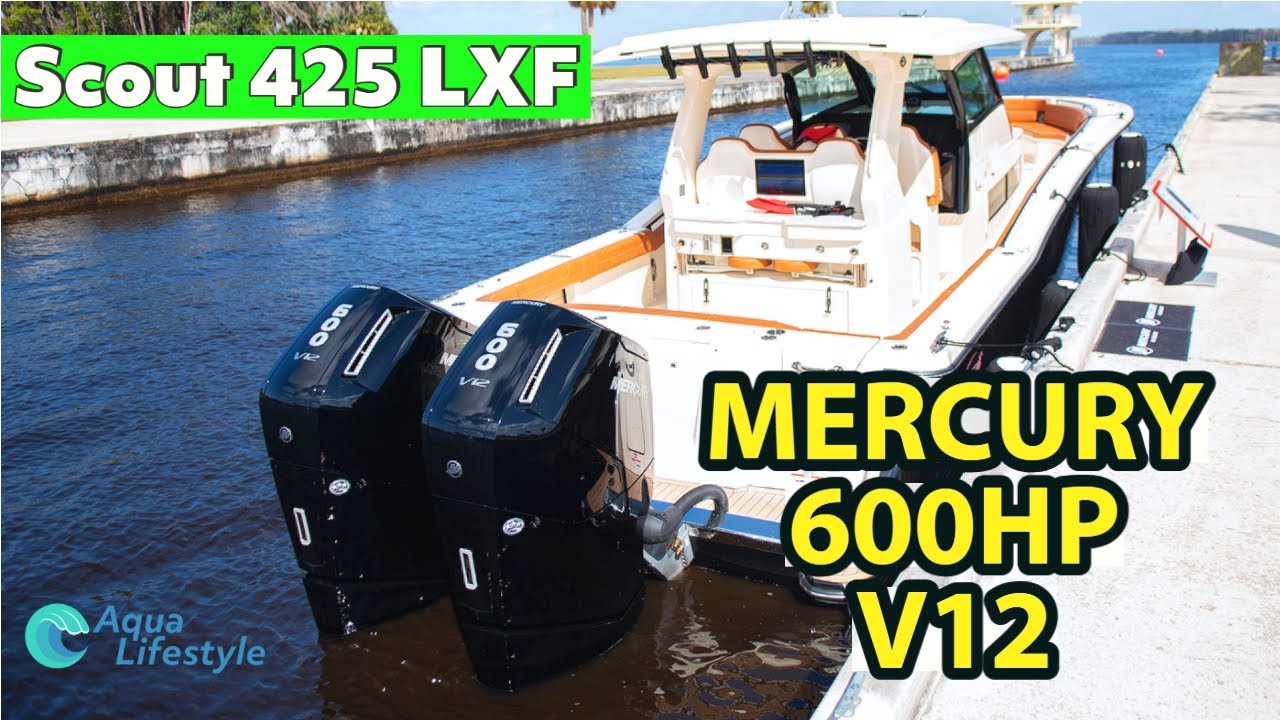 Scout 425 LXF и Mercury Marine 600 л.с. V-12