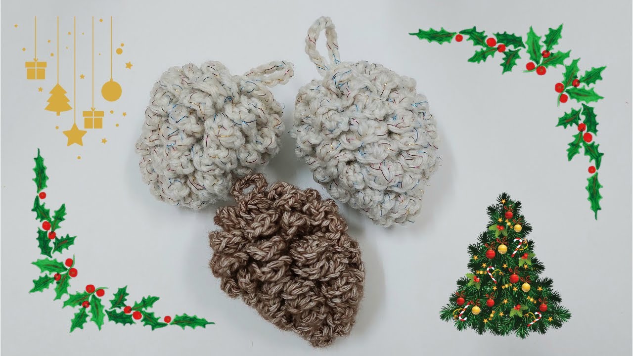 Auntie Nat's Crochet  - Pine Cone / Conifer Cone