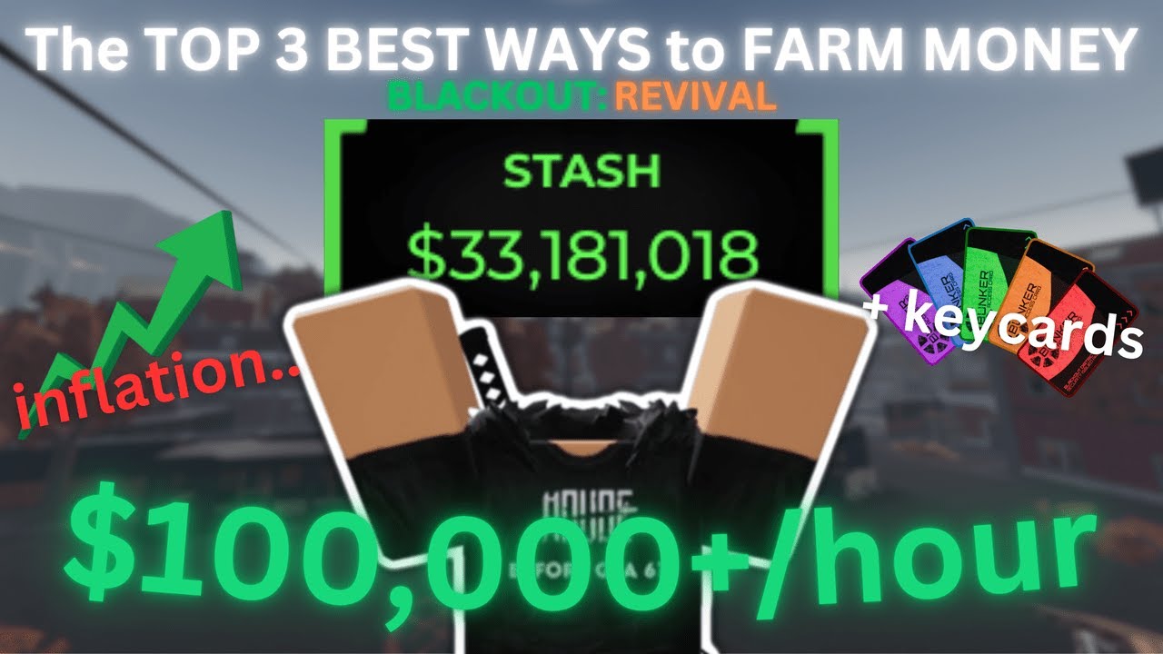 Top 3 BEST Ways to Farm Money in Blackout