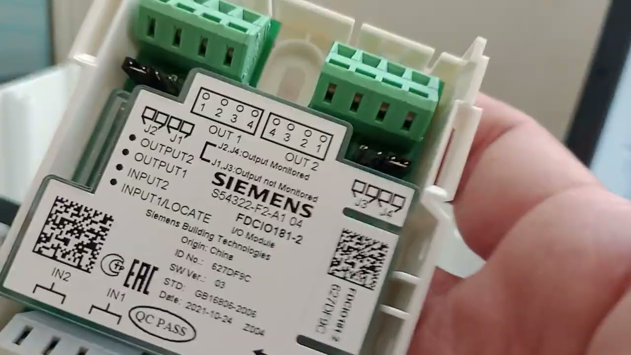 configuração do módulo FDCIO181-2      Siemens