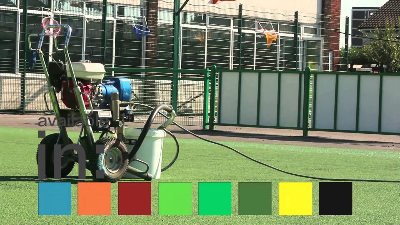 Sport Surface Chlorinated Rubber Paint CourtCote