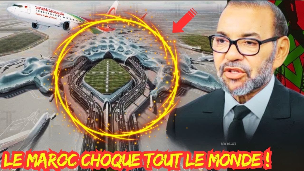 Le Maroc construit un a&eacute;roport de 1,5 milliard USD pour la Coupe 2030 &ndash; impressionnant !