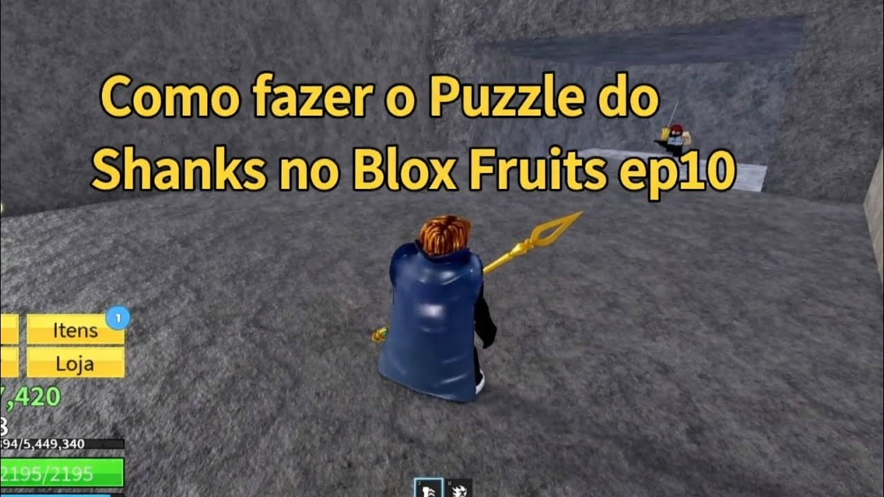 COMO FAZER O PUZZLE DO SHANKS E PEGAR O HAKI DA VISÃO NO BLOX FRUITS ep10 