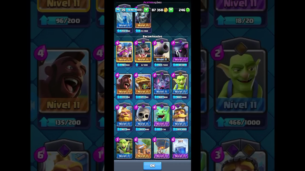 Jogando contra meu irmão no clash royale 