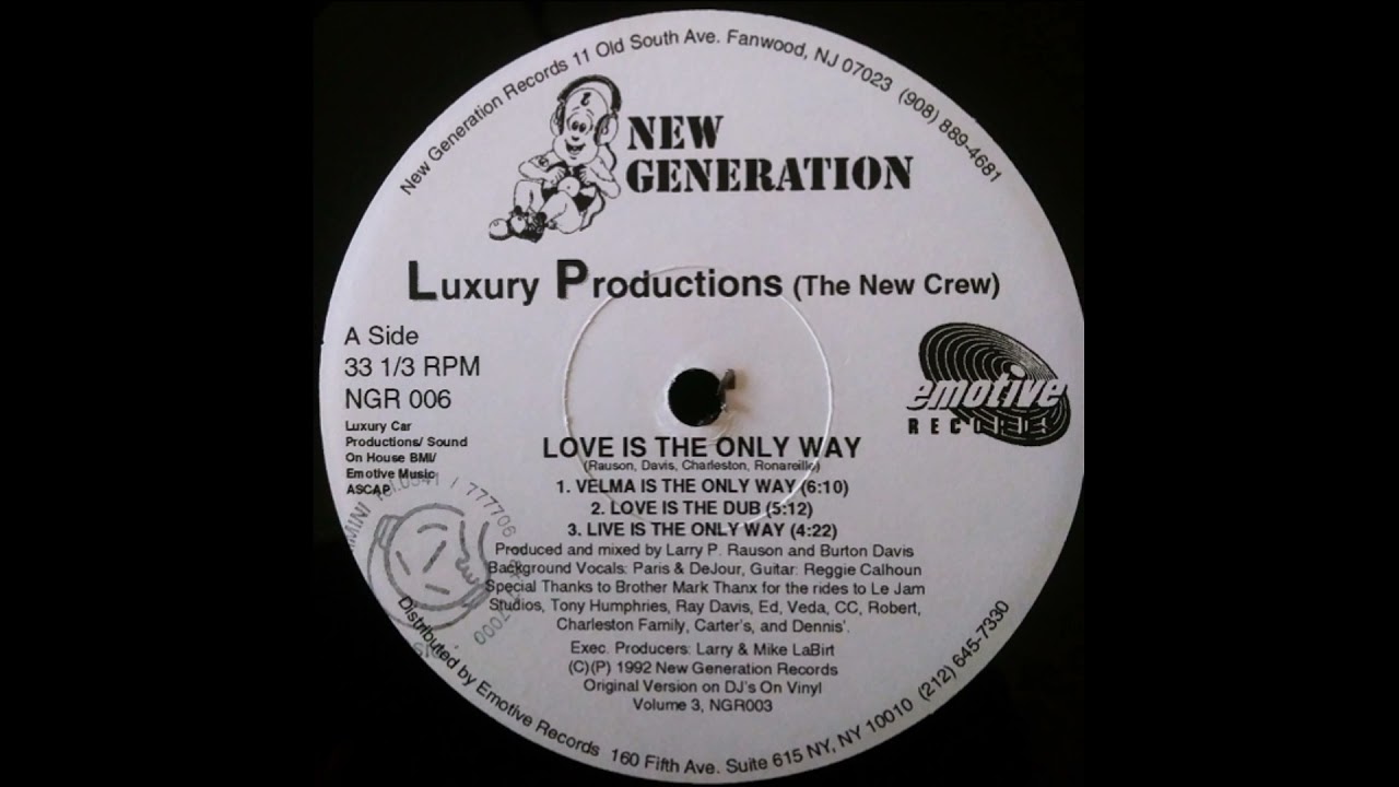 Luxury Productions - Love Is The Only Way (Love Is The Dub)