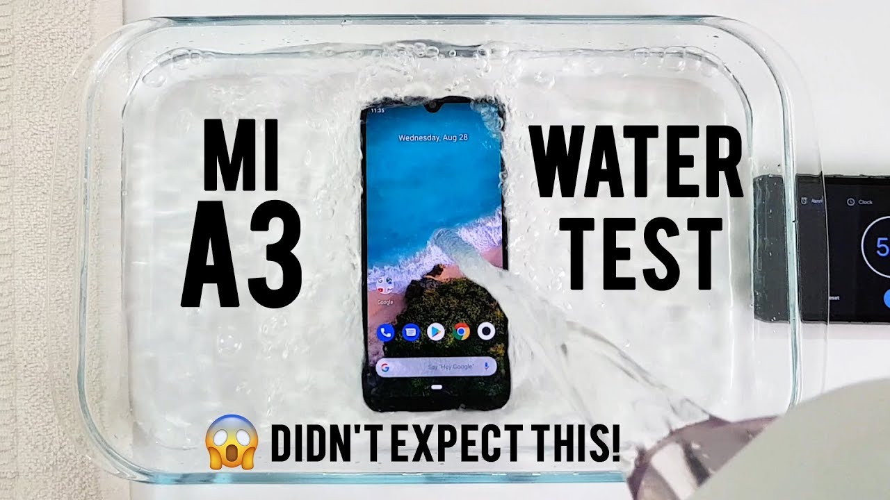 Xiaomi Mi A3 Water Test! Actually Waterproof?