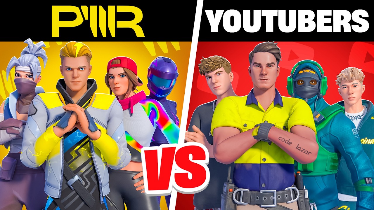 PWR VS YOUTUBERS!
