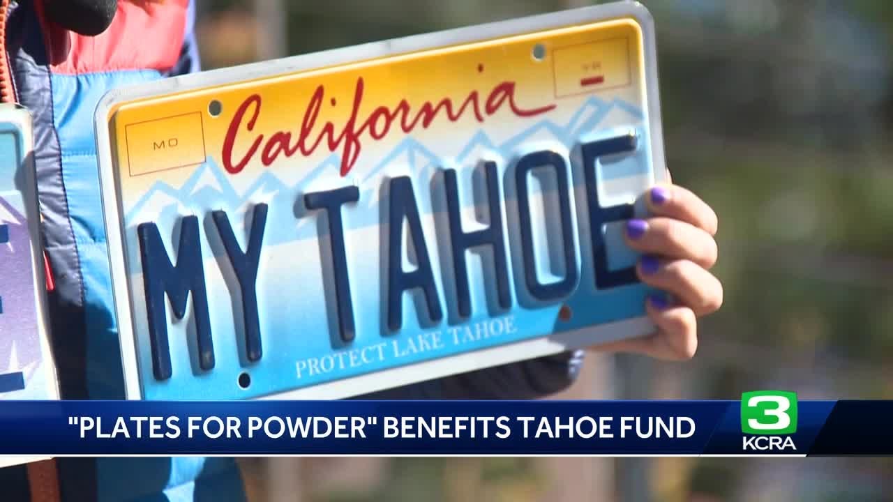 Want to save a buck while skiing this season? Get a new Tahoe license plate
