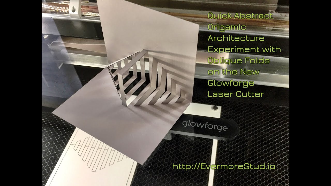 Abstract Origamic Architecture Experiment w/Oblique Folds