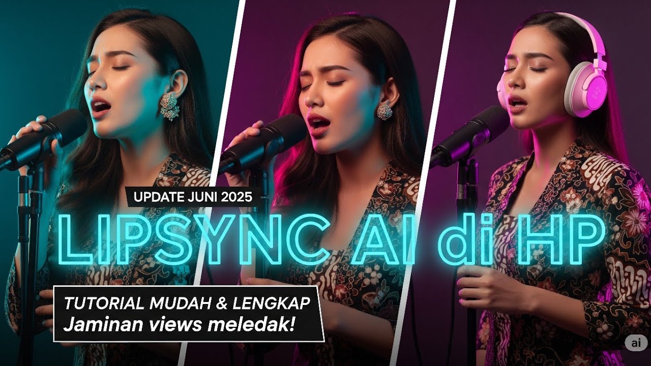 MUDAH BGT! Cara Buat Video Lipsync AI di HP (GRATIS & Cepat!)