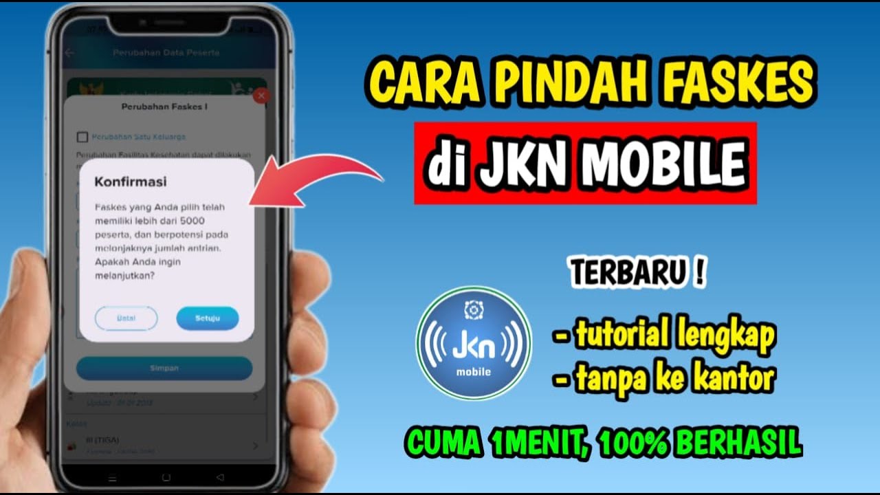 Cara Pindah Lewat JKN Mobile | Cara Pindah Faskes BPJS