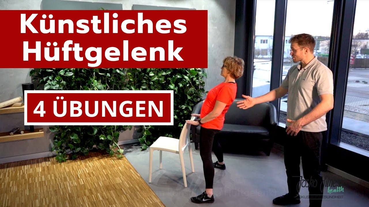 Bewegungstraining mit einem künstlichem Hüftgelenk #dehnen #stabilität #künstlichesgelenk